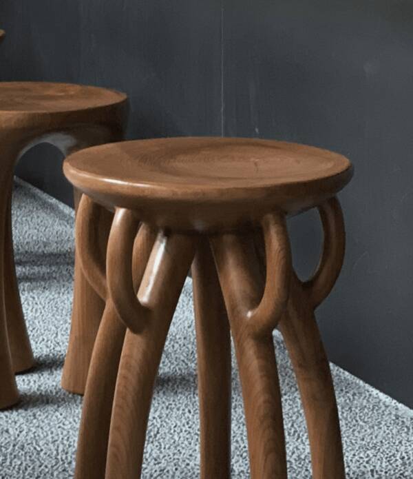 Wooden stool